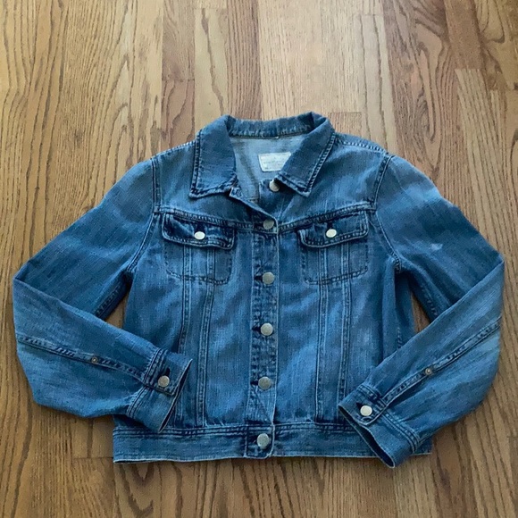 J Crew stone wash denim jacket